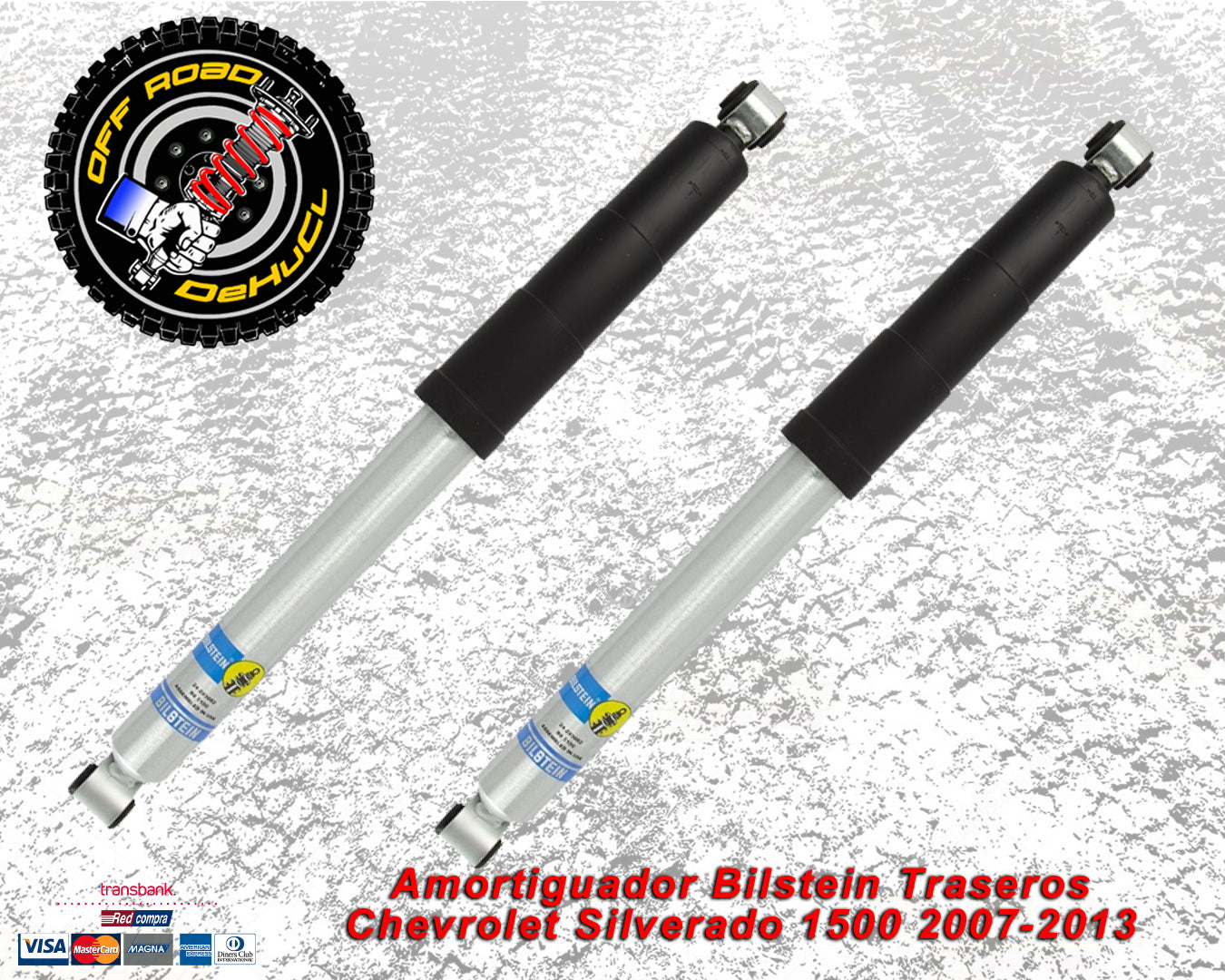 Amortiguadores Bilstein Traseros para Chevrolet Silverado 1500 2007-2013