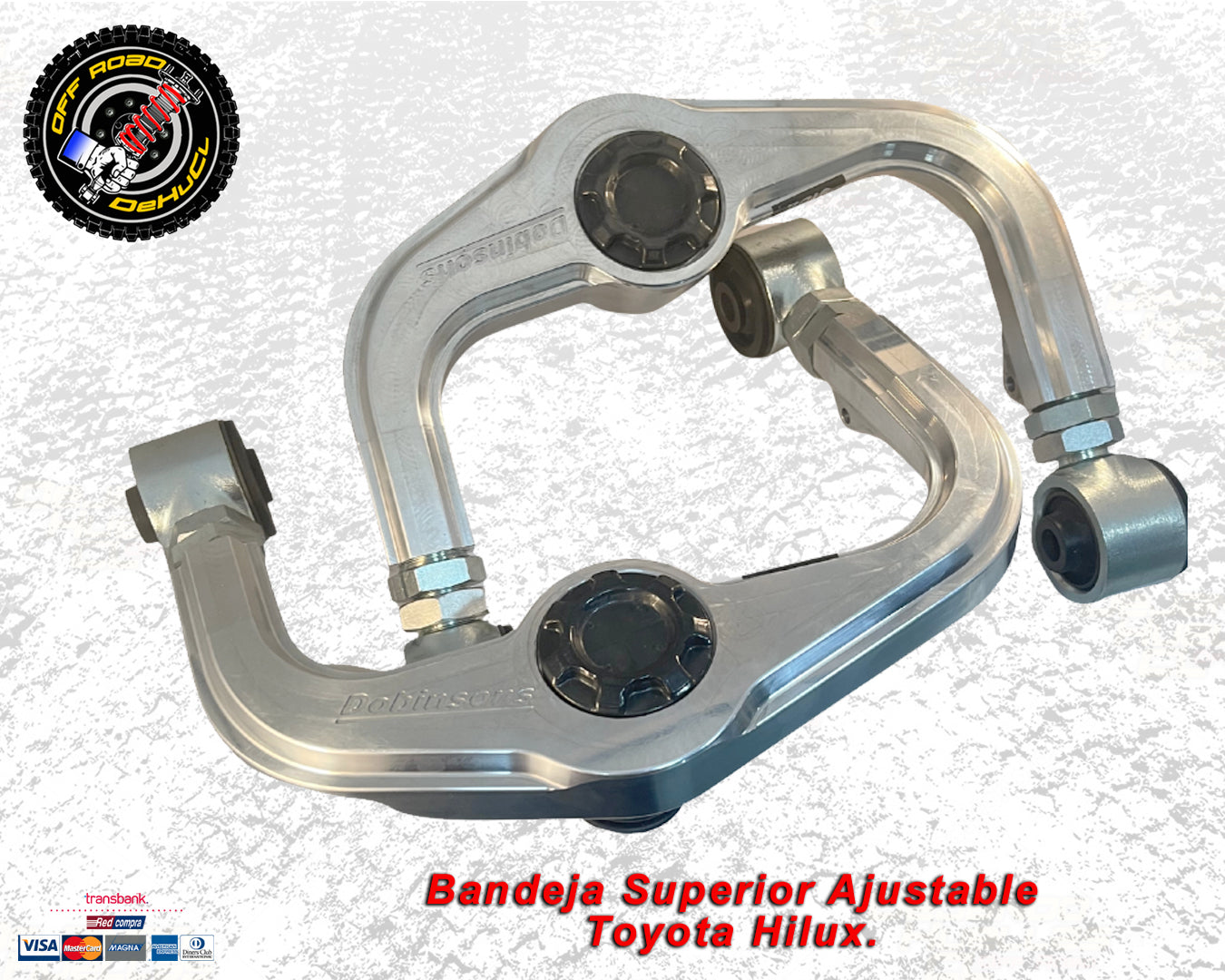 Bandejas Superiores Ajustables Toyota Hilux 2005+