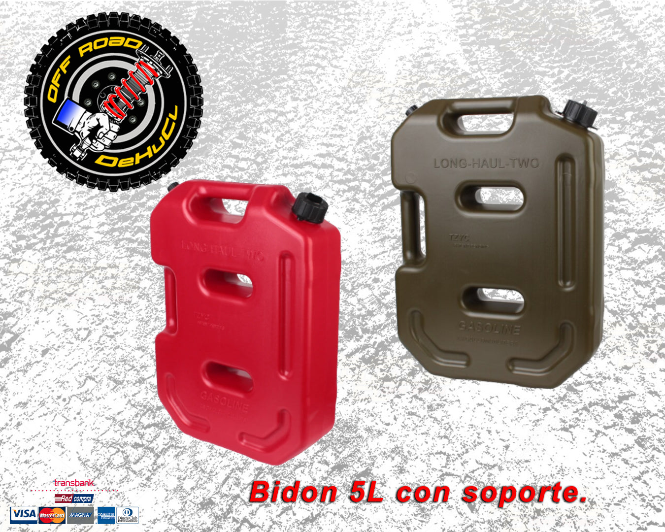 Bidon 5L con soporte.