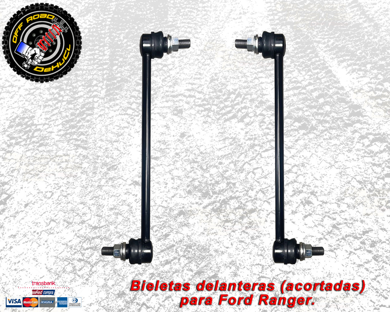 Bieletas delanteras (acortados) para Ford Ranger