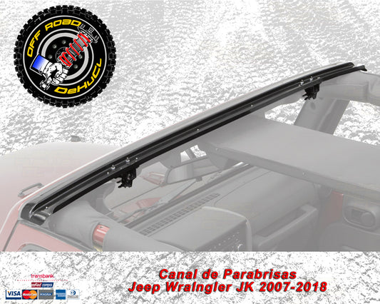 Windsield Channel o Canal de Parabrisa Jeep Wrangler JK 2007-2018