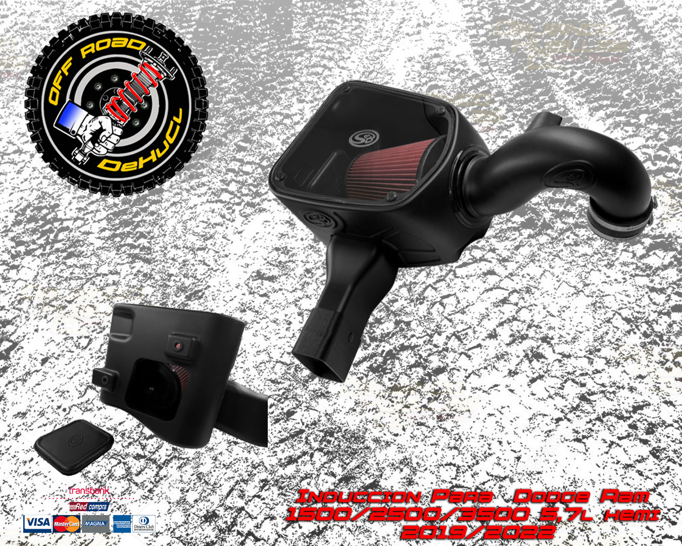 Inducción para Dodge Ram 1500/2500/3500 5.7 HEMI 2019-2023