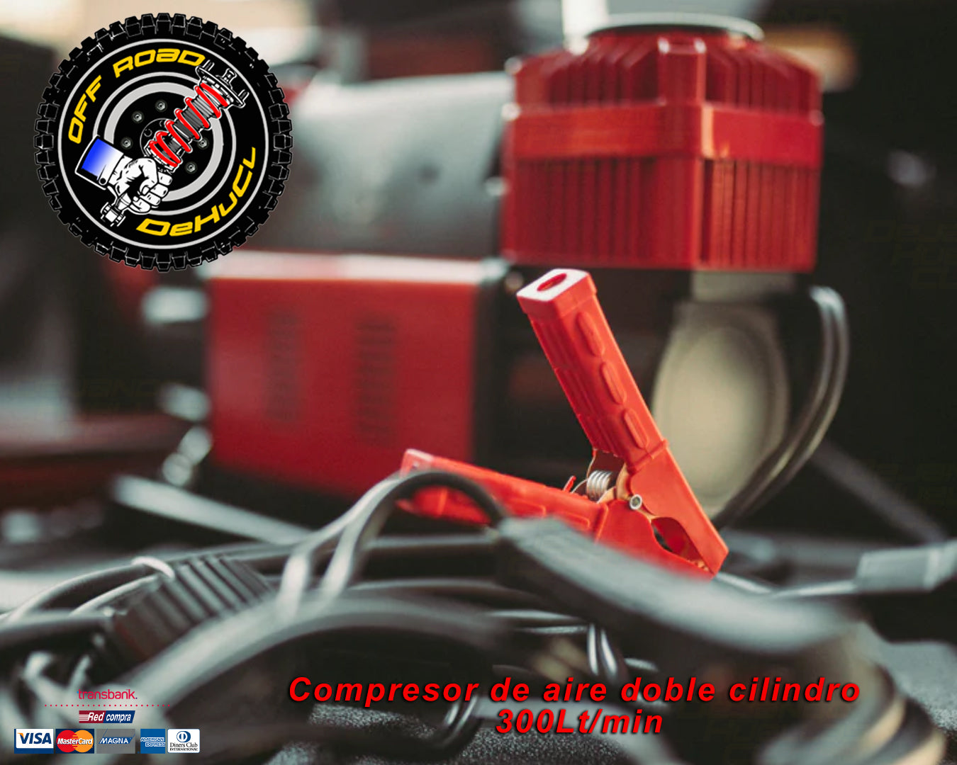 Compresor de aire doble piston 300L/Min