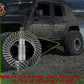 Dana 44 Eje trasero Jeep Wrangler JK  3.73-5.38 Piñon y Corona