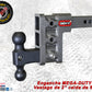 Enganche MEGA-DUTY Vastago de 2" Caida de 5"