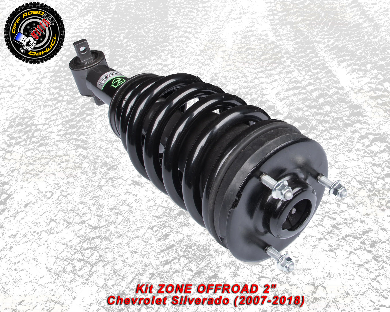 Kit Suspensión ZONE OFFROAD 2"Chevrolet Silverado (2007-2018)