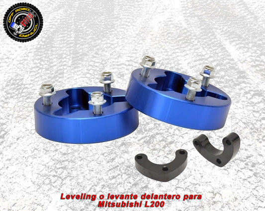Kit de nivelación o Leveling 1.5" Mitsubishi L200 + extensión de rótula