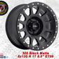 STANDARD WHEELS 305 NV Matte Black 6x135