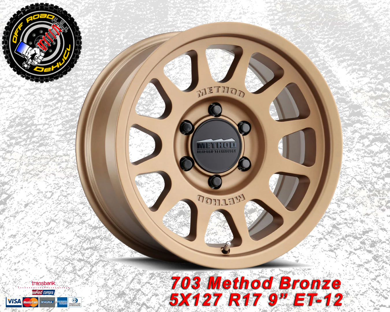 BEAD GRIP 703 Method Bronze 5x127