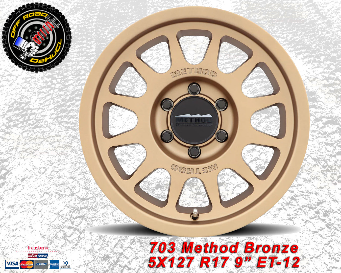 BEAD GRIP 703 Method Bronze 5x127