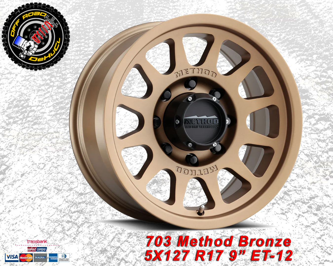 BEAD GRIP 703 Method Bronze 5x127