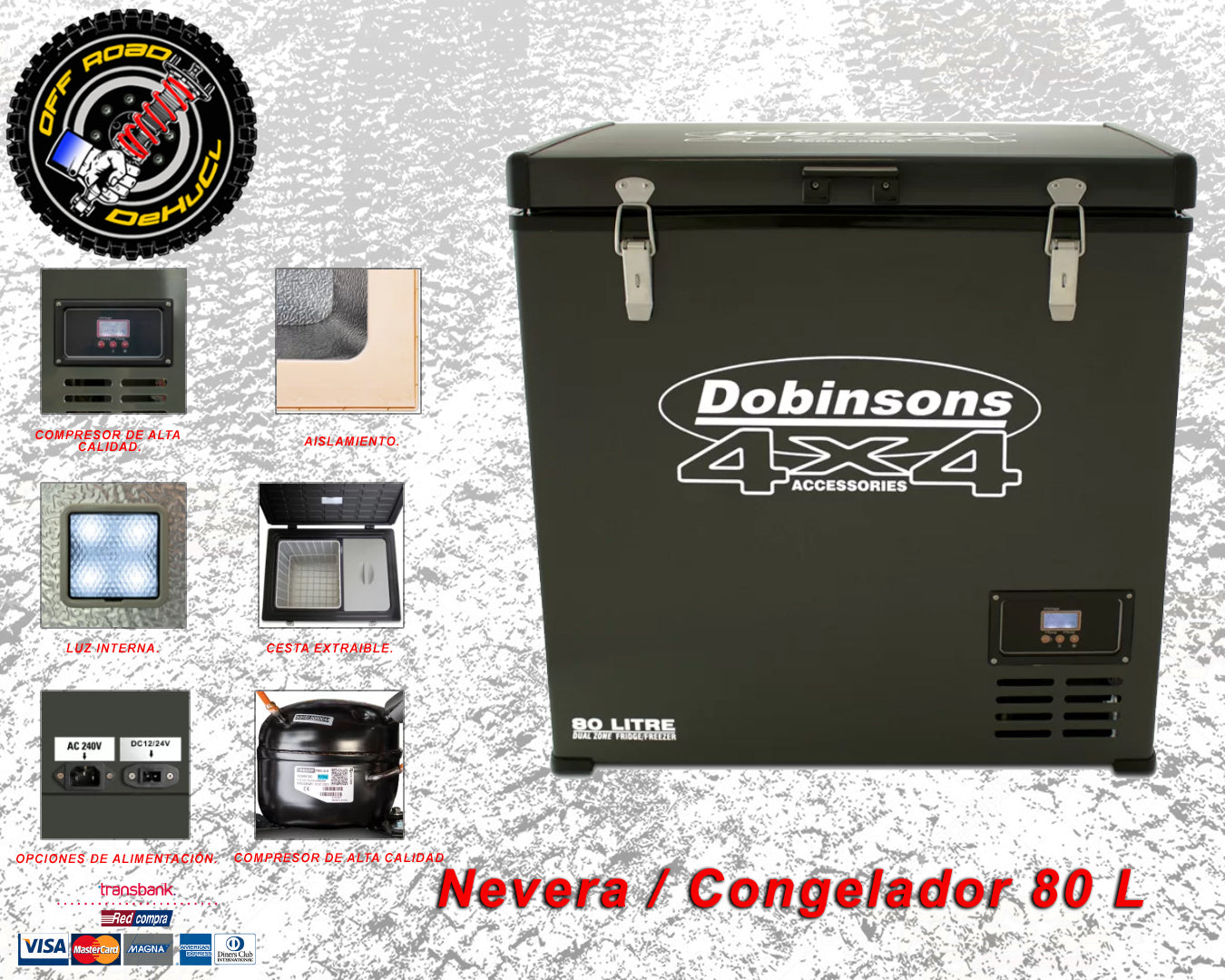 Nevera / Congelador 80L