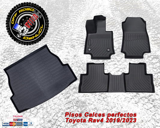 Pisos Claces Perfectos Completos para Toyota Rav4  2019-2023