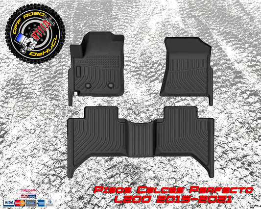 Pisos Calces Perfectos para Mitsubishi Triton/L200 2015-2021