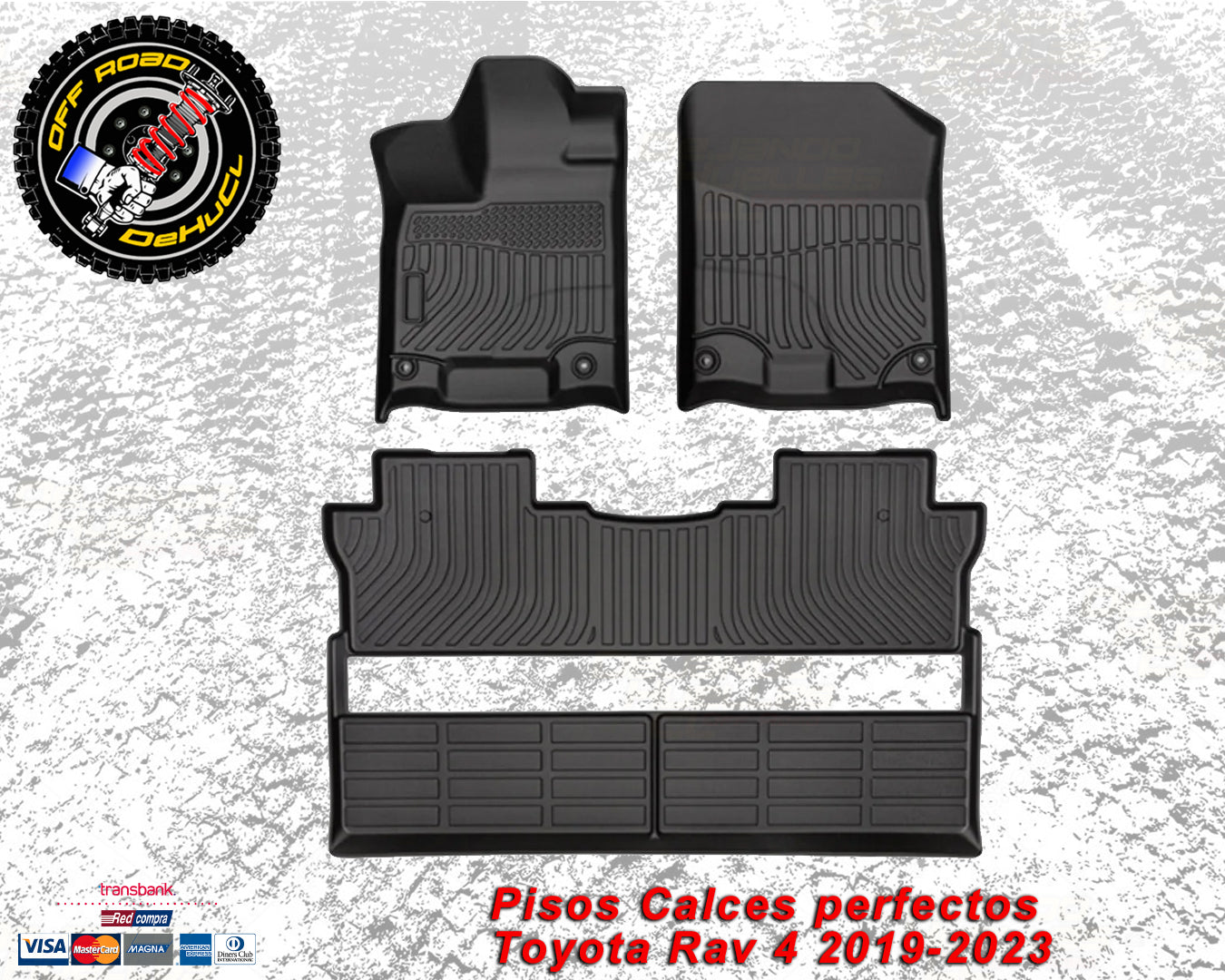 Pisos Calces Perfectos para Toyota Rav4  2019-2023