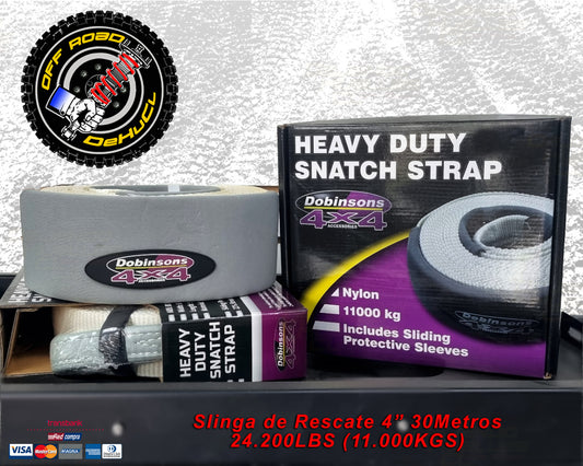 Slinga de Rescate 4" 30 Metros 24.2000LBS (11.000KGS)