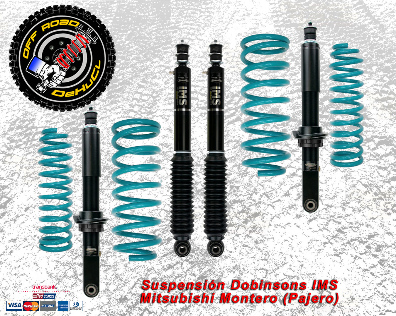 Suspensión Dobinsons IMS Mitsubishi Montero (Pajero) 2000-2020