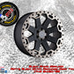 Black Rhino Warlord Matte Black With Machined Dark Tint Lip 17 x 8 5x120/35