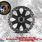 Black Rhino Warlord Matte Black With Machined Dark Tint Lip 17 x 8 5x120/35