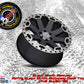Black Rhino Warlord Matte Black With Machined Dark Tint Lip 17 x 8 5x120/35