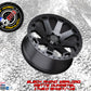 Black Rhino Warlord  Matte Gunmetal 17 x 9 5x127 -12