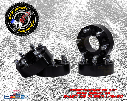Espaciadores de 1.5" con centrador para Wrangler
