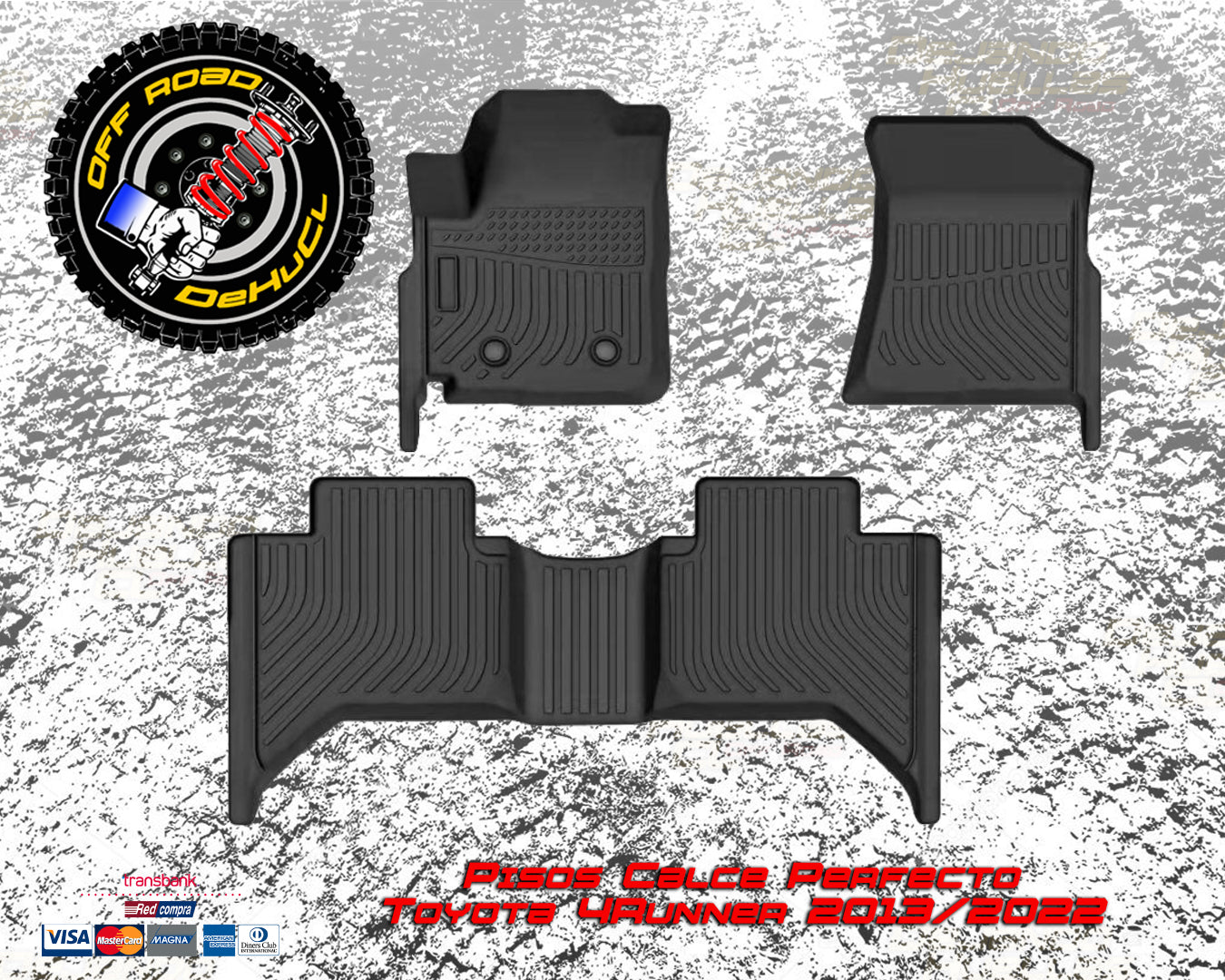 Pisos Calces Perfectos para Toyota 4 Runner 2013-2022