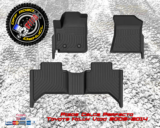 Pisos Calces Perfectos para Toyota Hilux Vigo 2009-2014