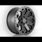 Black Rhino Warlord Matte Black With Machined Dark Tint Lip 17 x 8 5x120/35